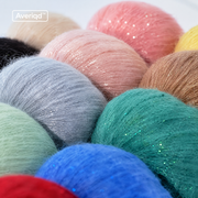 Firefly Shimmer Sequined Mohair Yarn – Sparkle Knitting & Crochet Craft Yarn