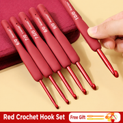 Comfy Stitch Soft-Grip Crochet Hooks – Cushioned Handle Yarn Craft Tools